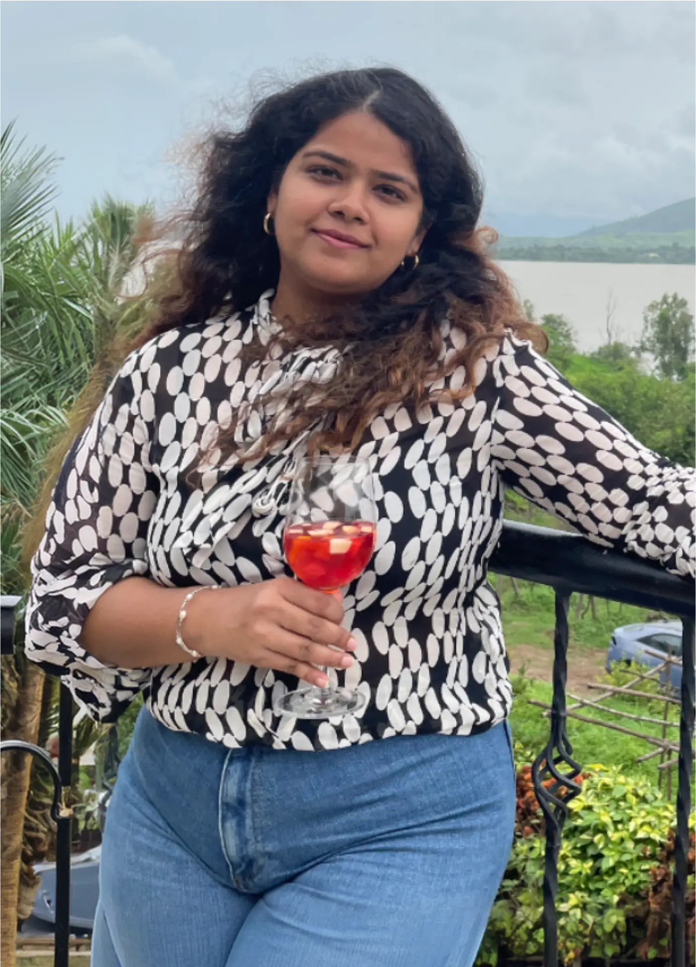 Vibhuda before her doctor-led weight loss